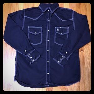 Navy Blue Welding Shirt